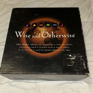 Wise And Otherwise Vintage Board Game, 1997, *Complete*